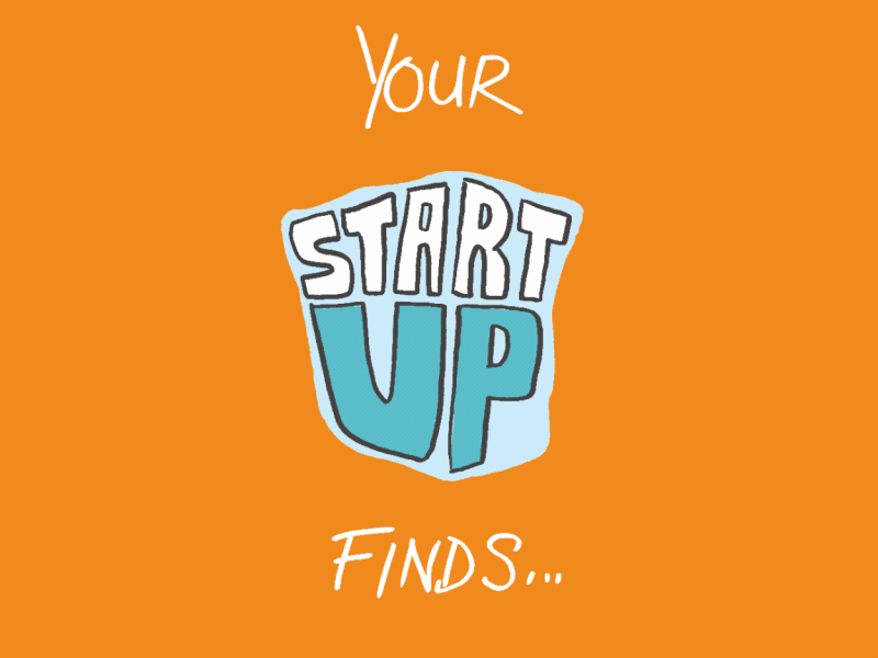 Your start up finds shared office space animation illustration infographic start-up tech tech industry