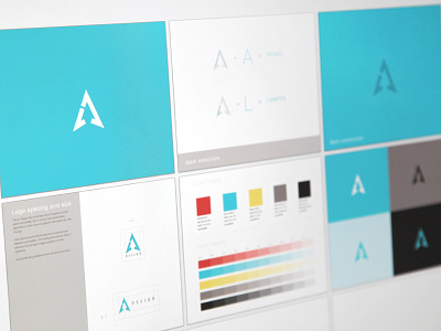 Al Design Brand Book/Guidelines book brand guidelines identity logo mark