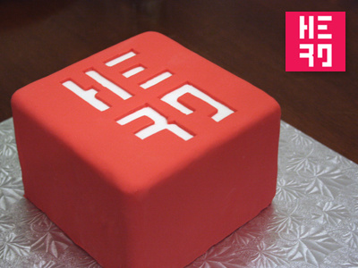 Hero Logo Cake