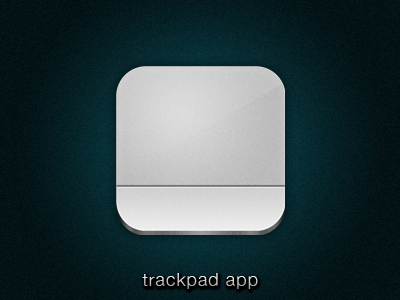 Trackpad App Design app black design green grey iphone mouse trackpad