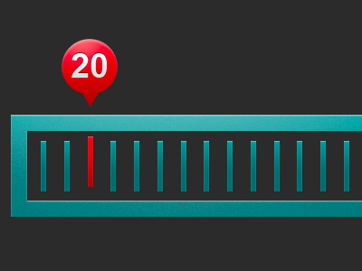 Bar Exercise bar button green lines red ui