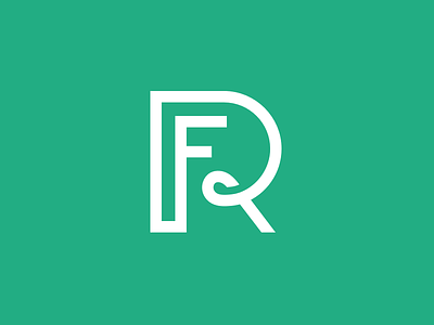 Re Fame Logo Monogram best brand design designer green identity logo monogram