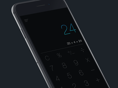 24 Calc app apple best calculator design designer icon ios iphone
