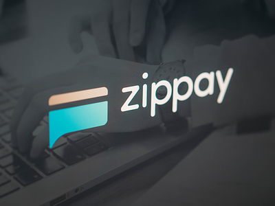 Zippay Logo best blue brand branding design logo mark mobile white