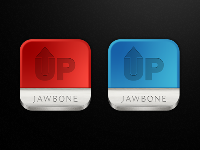 Jawbone Up Icon app icon iphone jawbone ui up