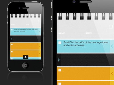 Action Runner App Action Steps action aplication app black blue grey iphone method orange