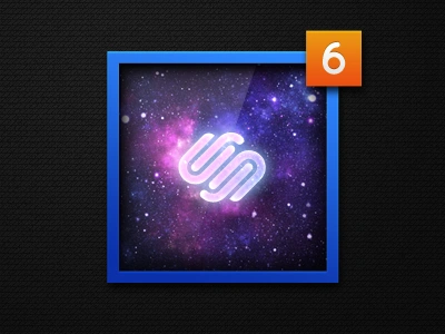 Square-space-six entree app blue icon space square squarespace6 texture