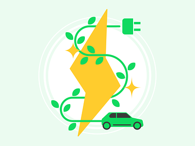 Electric Vehicle illustration