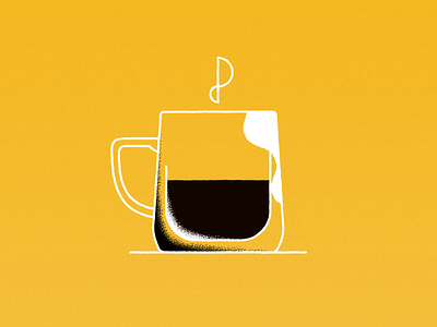 Happy Monday animation ben marriot brand coffee cream design flat food identity illustration motion motion design motion graphics mug steam yum