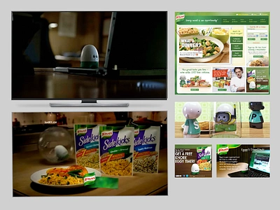 EGGY Knorr - Sidekicks campaign branding creative direction graphic design logo web design