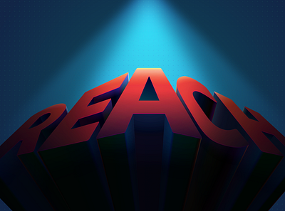Reach branding design graphicdesign illustration reach studio ui vector word