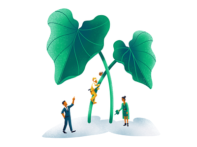 Grow Your Forest branding community design graphicdesign illustration procreate studio teamwork