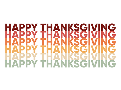 Thanksgiving Type Treatment branding color palette earthy happy thanksgiving type treatment warm