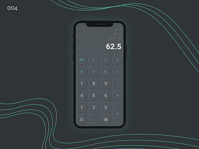 DailyUI 004 - Calculator dailyuichallenge design ui