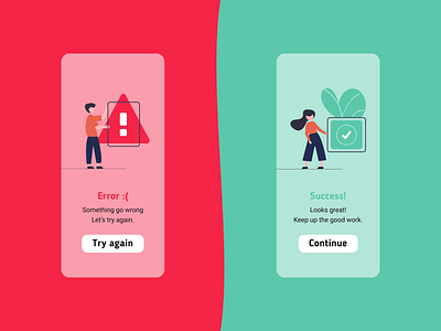 Flash Message. Daily UI #11 dailyui dailyuichallenge design figma illustration mobile mobile ui ui