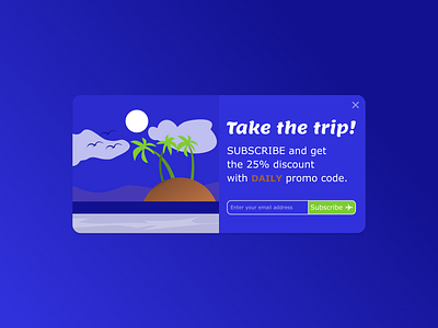 Daily UI 016. Pop-Up / Overlay dailyui dailyuichallenge figma illustration popup travel ui vector