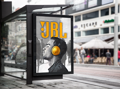 Promotional poster for JBL design graphic design poster promotional poster typography