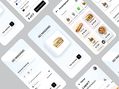 GO MADANG Mobile app design android app branding ecommerce inspired shapes ui ux webdesign website