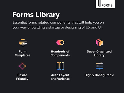 Forms Design Library app creative design ecommerce figma flat graphic design icon minimal mobile ui ux vector web website