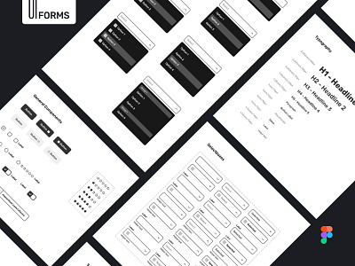 uiforms 800x600 05 design design system flat interface mobile ui ui design uikit ux uxdesign web