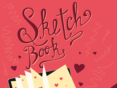 Sketch Book Cover book cover graphics illustration sketch