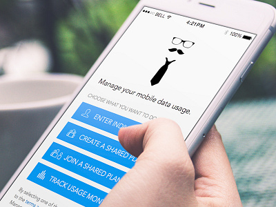 Mobile Data Manager App Design app data ios iphone manager mobile ui ux