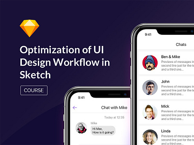 Optimization of UI Design Workflow in Sketch app ios iphone mobile optimization ui uidesign ux