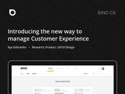 BINO CX - Dashboard, Reports & Tasks app dashboard design platform reports ui ux web