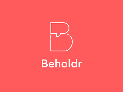 Beholdr - Podcast Network Logo avenir logo mark network podcast speech bubble typography