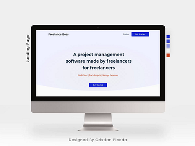 Project Management Tool - Landing Page adobe aftereffects adobe photoshop adobe xd adobexd crm software project management ui ux ux design uxui web design