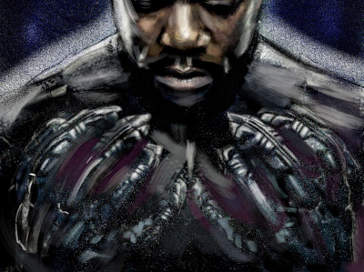 Black Panther blackpanther character character design comic commission illustration illustrator marvel portrait procreate