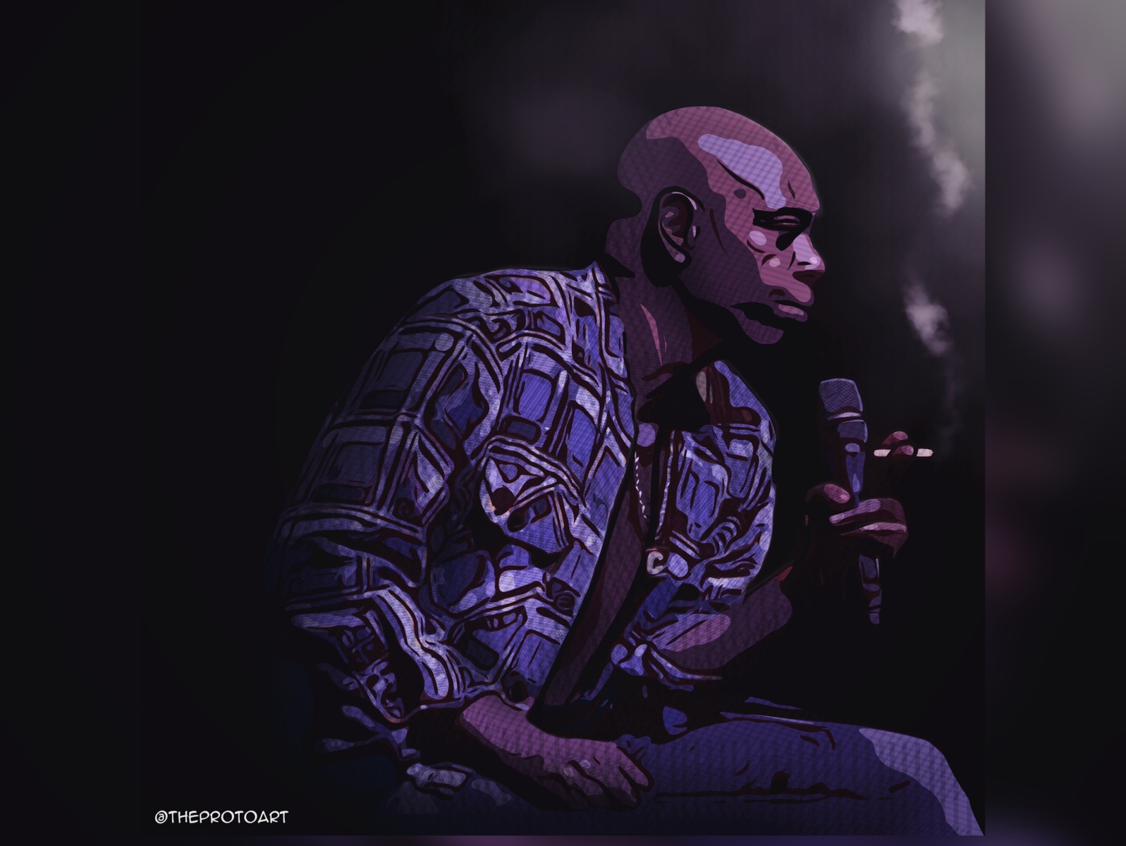 Dave Chappelle From His Special: Unforgiven By Evan On Dribbble