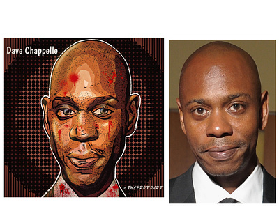 Dave chappelle caricature