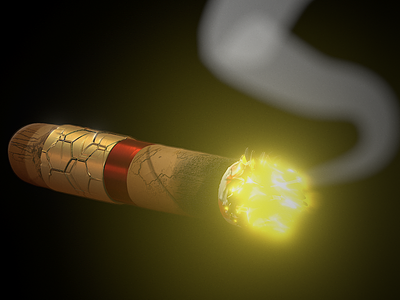 Cigar 3d graphic design illustration illustrator