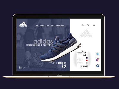 Adidas Product Page