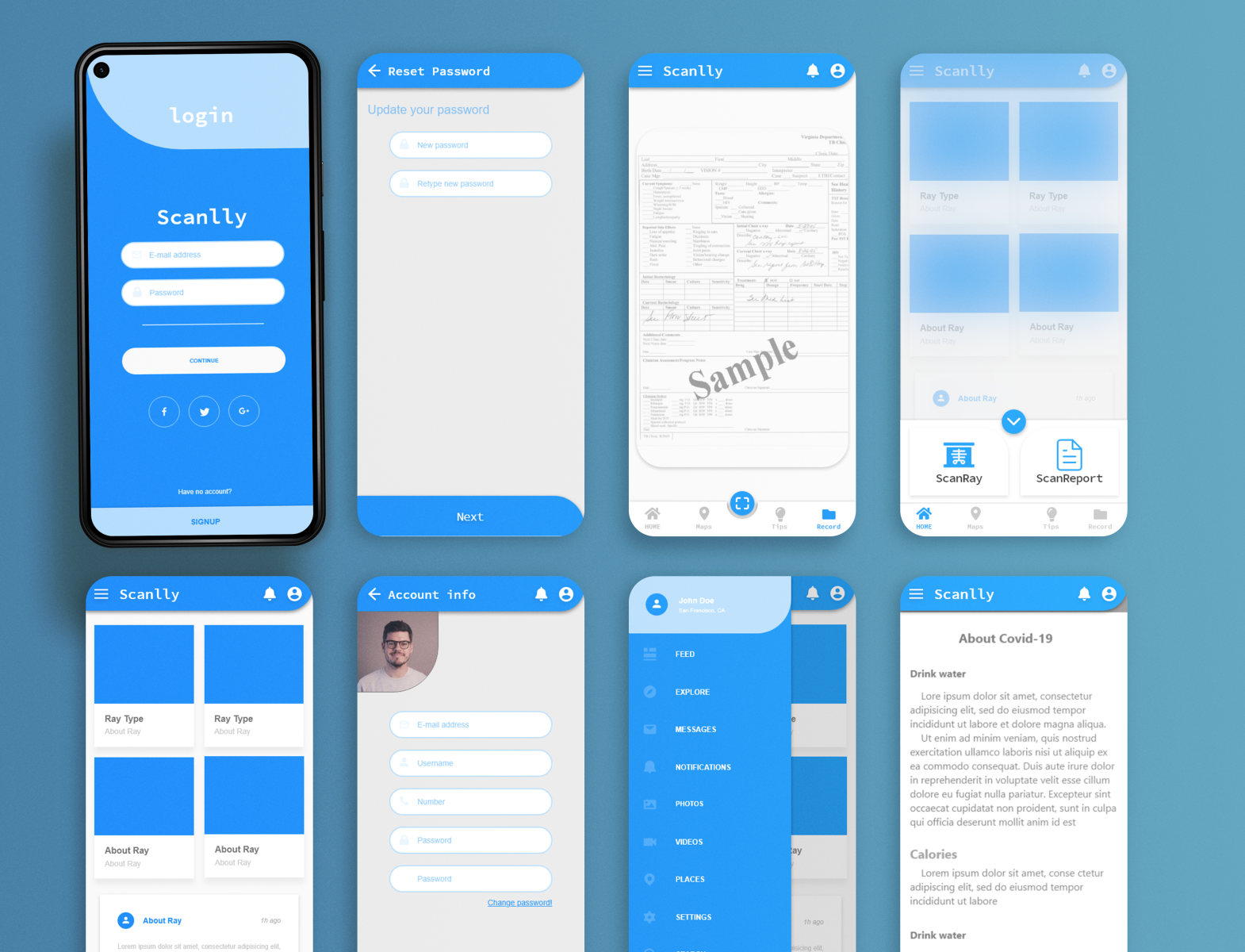 Medical App UI/UX by Ahmed Khalid on Dribbble