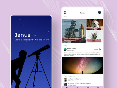 Janus- A futuristic Social Media App.