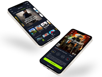 Milky Way - A game store UI Concept app design