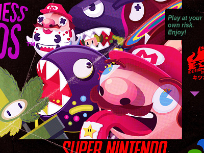 Characters Snes Cover In cover design k91 mario snes super