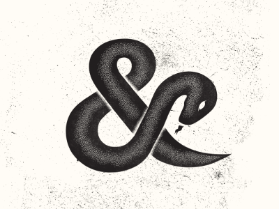 & - Ampersand ampersand dust illustration k91 k91studio snake