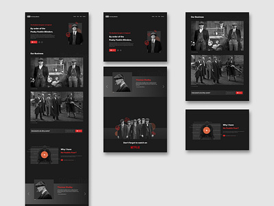 Peaky Blinders Web Design