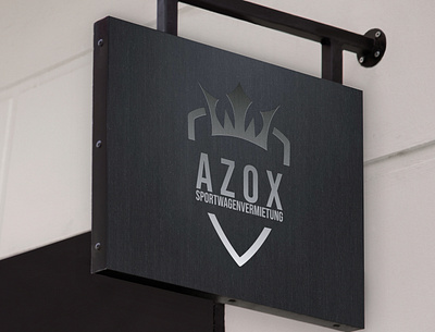 Azox Cars - Logo Design design illustration illustrator logo logodesign rental car vector