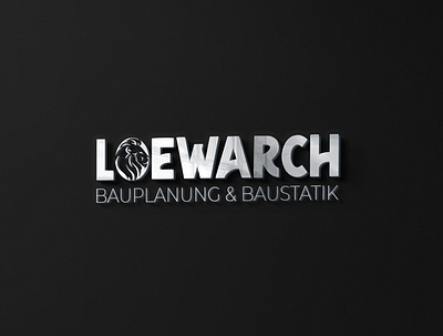 Loewarch - Logo architect architecture design illustration illustrator lion lion logo logo logodesign vector