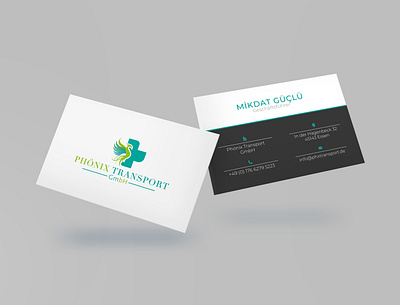 Business Card - Phönix Transport business card design businesscard design illustration illustrator logo vector