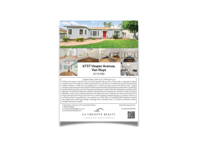 Print Flyers for Real Estate brochure design design digital design flyer design magazine design postcard print real estate