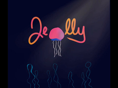 Jelly animated gif animation digital art hand drawn illustration procreate