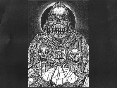 AMONG CULT OF DEATH VILLAGE2 art artist artwork band black dark darkart design art drawing illustrator ink inked metal metalcore tshirt