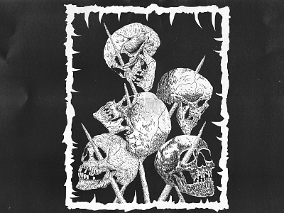 DEAD FOR NO PEACE art artist artwork band black dark darkart design art drawing illustrator ink inked metal skull skull and crossbones skull art tshirt tshirt design