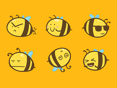 Buzz Bees - iMessage Stickers