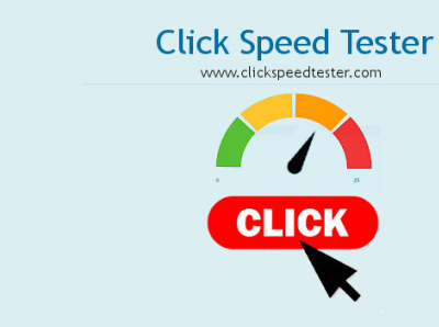 Click Speed Tester featured image website